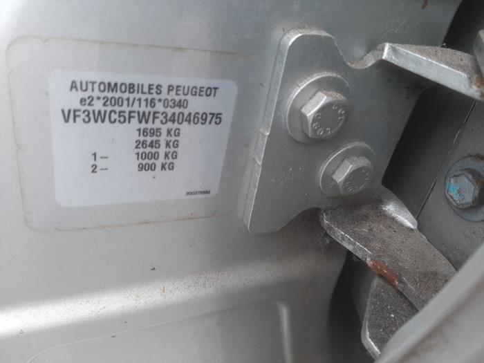 Peugeot 207/207+ 1.6 16V VTi Sloopvoertuig (2007, Grijs)