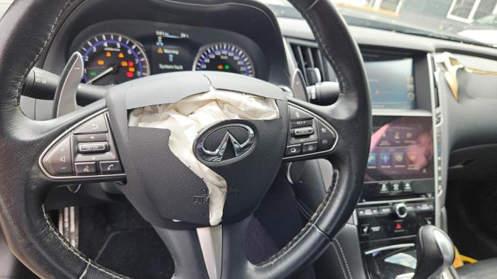 Infiniti Q50 3.5 V6 24V 50 Hybrid AWD Skrotfordon (2014, ZWART)