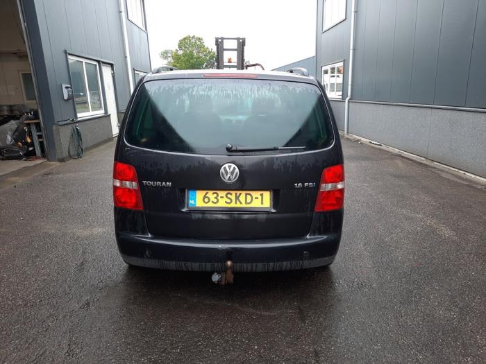 Volkswagen Touran 1.6 FSI 16V Sloopvoertuig (2004, Zwart)