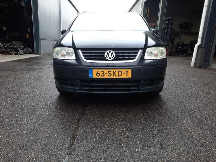 Volkswagen Touran 1.6 FSI 16V Sloopvoertuig (2004, Zwart)
