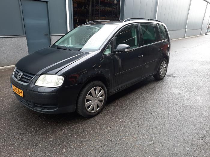Volkswagen Touran 1.6 FSI 16V Sloopvoertuig (2004, Zwart)