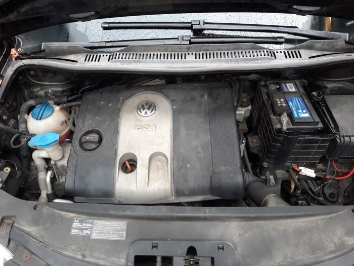 Volkswagen Touran 1.6 FSI 16V Sloopvoertuig (2004, Zwart)