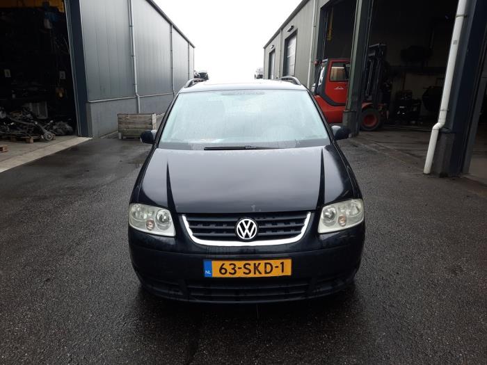 Volkswagen Touran 1.6 FSI 16V Sloopvoertuig (2004, Zwart)