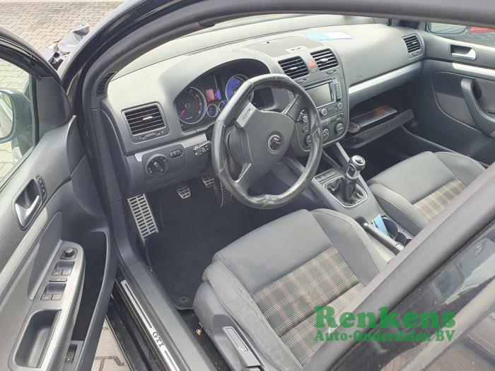 Volkswagen Golf V 2.0 GTI 16V FSI Turbo Sloopvoertuig (2008, Zwart)