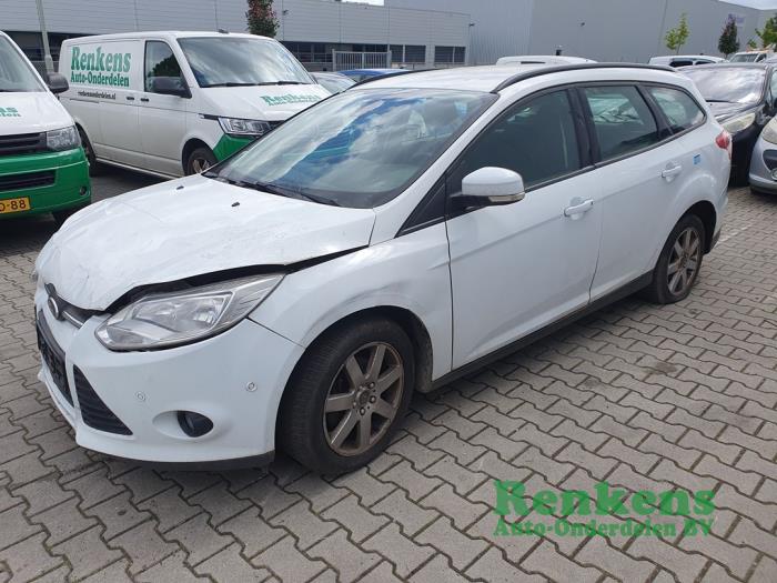 Ford Focus 3 Wagon 1.6 TDCi 115 Sloopvoertuig (2013, Wit)