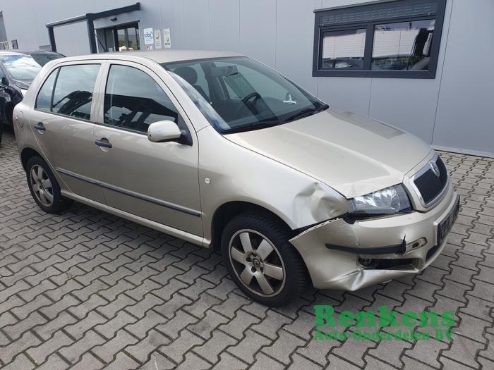 Skoda Fabia 1.4i 16V Épave (2005, Beige)