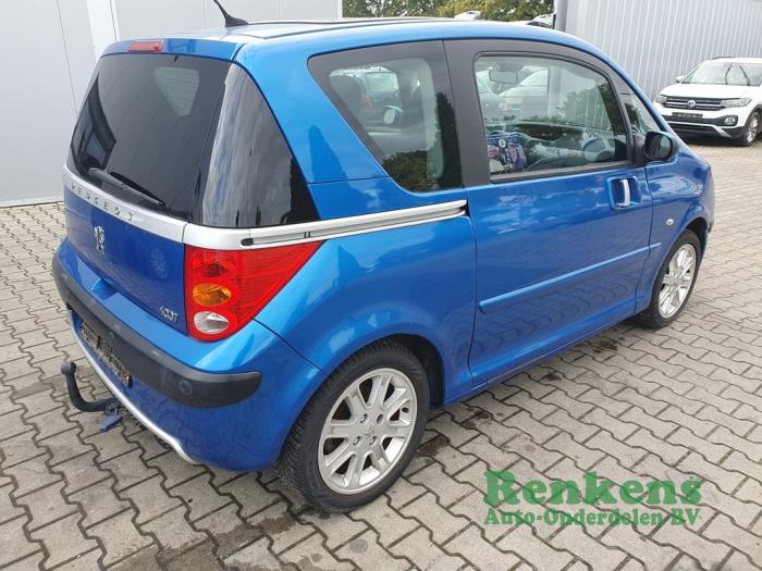 Peugeot 1007 1.6 GTI,Gentry 16V Samochód złomowany (2005, Niebieski)