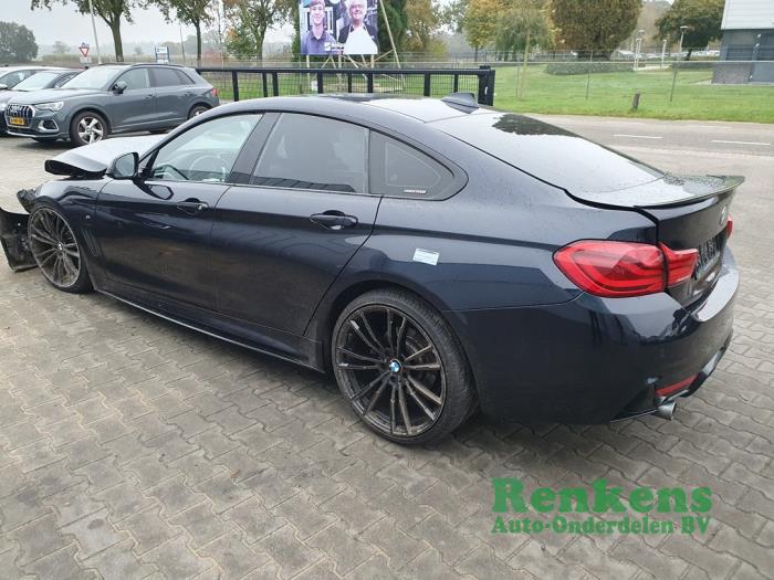 BMW 4 serie Gran Coupe 418i 1.5 TwinPower Turbo 12V Skrotfordon (2018, ZWART)