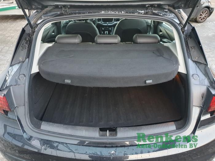 Opel Astra K 1.0 Turbo 12V Sloopvoertuig (2016, Zwart)