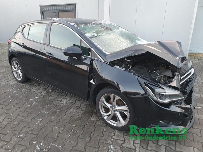 Opel Astra K 1.0 Turbo 12V Sloopvoertuig (2016, Zwart)