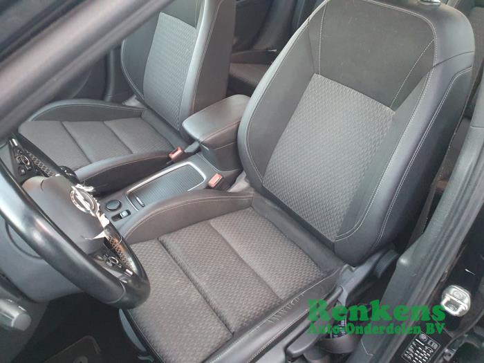 Opel Astra K 1.0 Turbo 12V Sloopvoertuig (2016, Zwart)