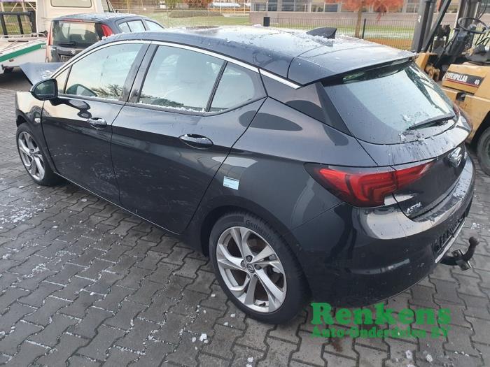 Opel Astra K 1.0 Turbo 12V Sloopvoertuig (2016, Zwart)