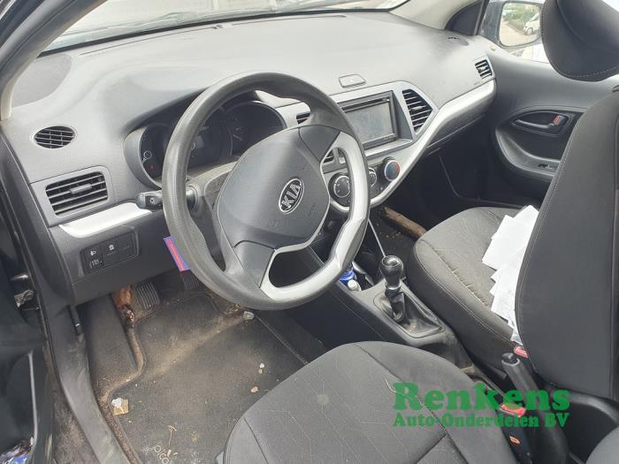 Kia Picanto 1.0 12V Sloopvoertuig (2013, Zwart)