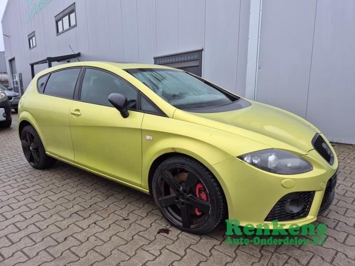 Seat Leon 2.0 TFSI Cupra 16V Samochód złomowany (2008, Zólty)