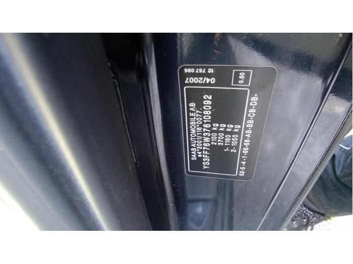 Saab 9-3 II 1.9 TiD 16V Occasion (2007, Blauw)