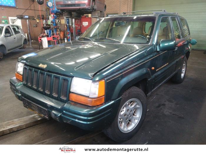 Jeep Grand Cherokee 5.2i V8 Sloopvoertuig (1997, Groen)