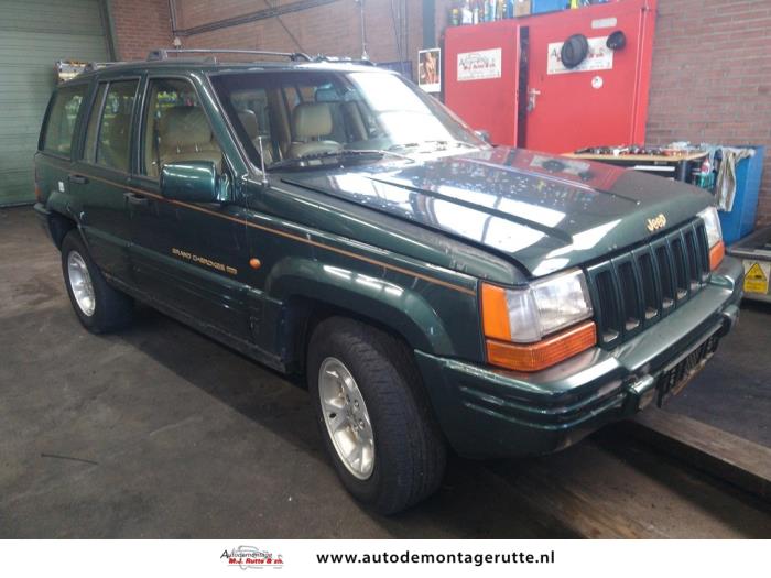 Jeep Grand Cherokee 5.2i V8 Sloopvoertuig (1997, Groen)