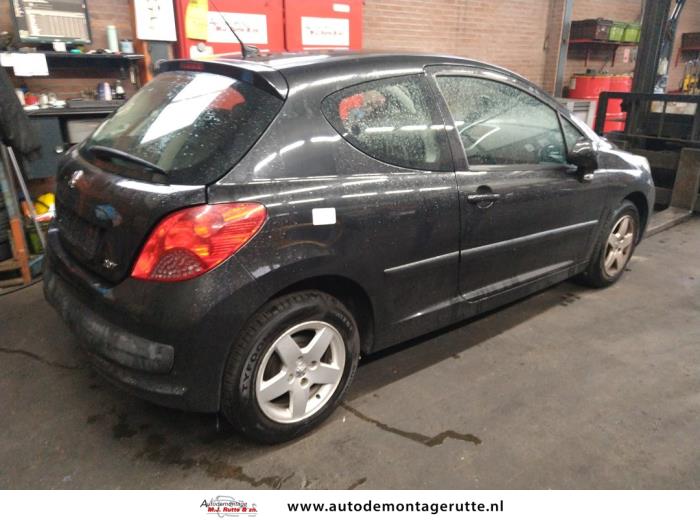 Peugeot 207/207+ 1.4 16V VTi Sloopvoertuig (2008, Zwart)