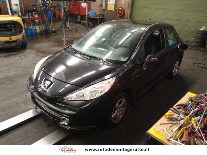 Peugeot 207/207+ 1.4 16V VTi Sloopvoertuig (2008, Zwart)