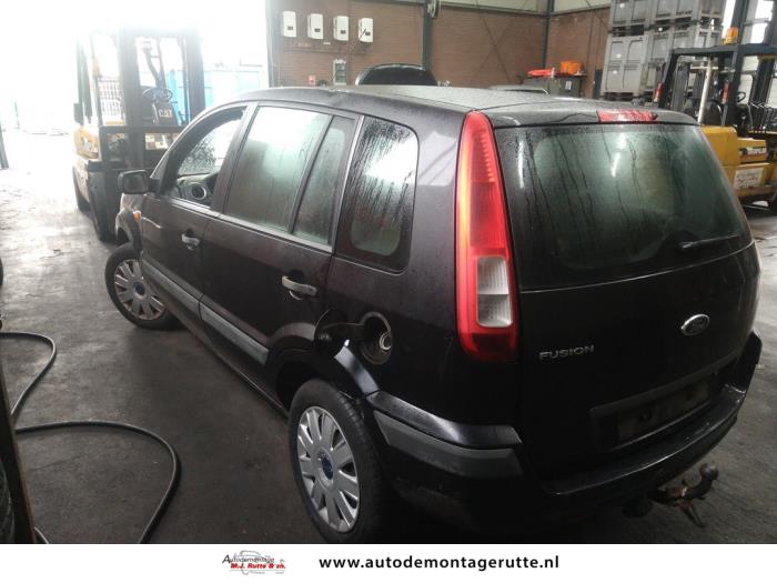 Ford Fusion 1.4 16V Sloopvoertuig (2008, Zwart)