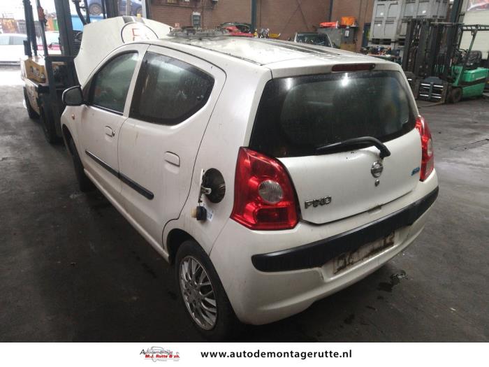 Nissan Pixo 1.0 12V Sloopvoertuig (2010, Wit)