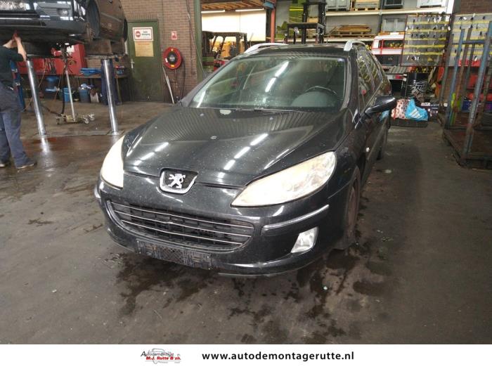 Peugeot 407 SW 1.8 16V Skrotfordon (2006, ZWART)