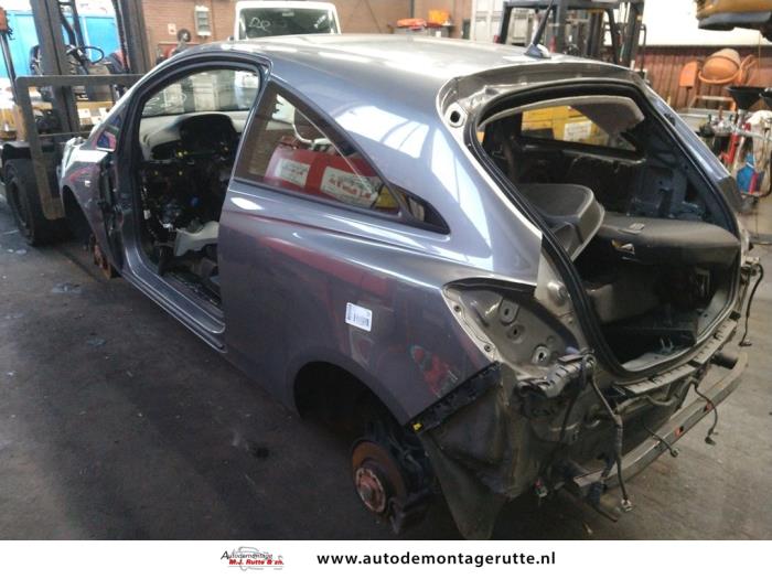 Opel Corsa E 1.0 SIDI Turbo 12V Sloopvoertuig (2015, Grijs)