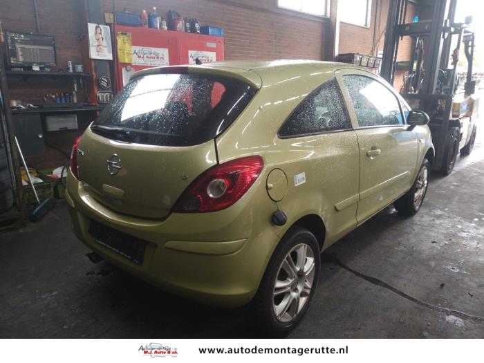 Opel Corsa D 1.2 16V Sloopvoertuig (2007, Groen)