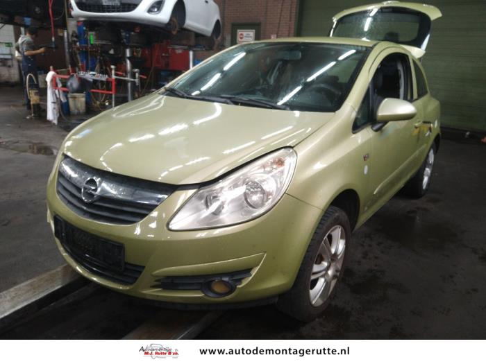 Opel Corsa D 1.2 16V Sloopvoertuig (2007, Groen)