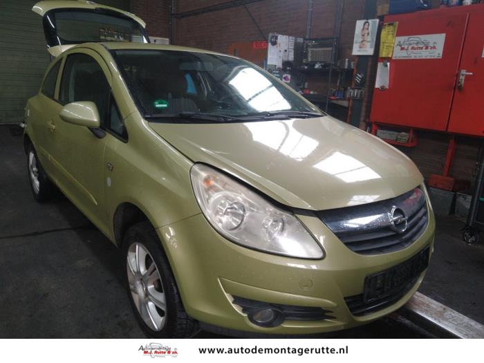 Opel Corsa D 1.2 16V Sloopvoertuig (2007, Groen)