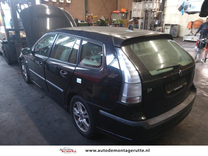 Saab 9-3 Sport Estate 1.8t 16V Skrotfordon (2007, ZWART)