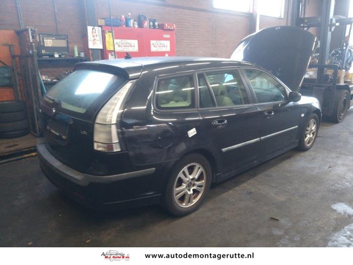 Saab 9-3 Sport Estate 1.8t 16V Skrotfordon (2007, ZWART)