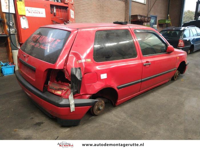 Volkswagen Golf III 1.6 i Sloopvoertuig (1995, Rood)