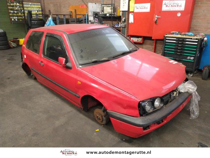 Volkswagen Golf III 1.6 i Sloopvoertuig (1995, Rood)