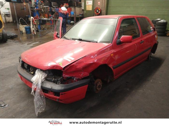 Volkswagen Golf III 1.6 i Sloopvoertuig (1995, Rood)