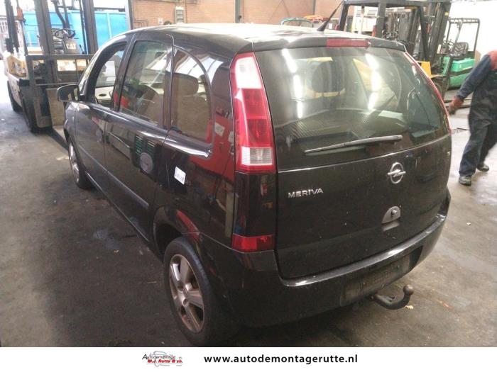 Opel Meriva 1.6 16V Sloopvoertuig (2004, Zwart)