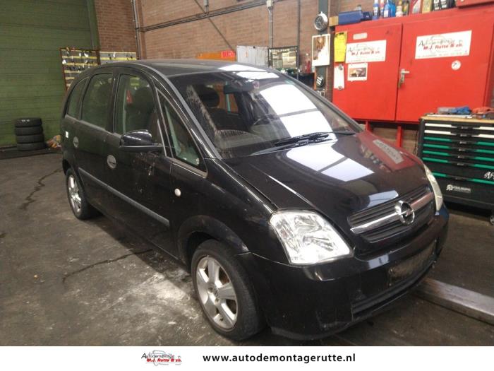 Opel Meriva 1.6 16V Sloopvoertuig (2004, Zwart)