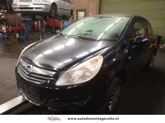 Opel Corsa D 1.0 Sloopvoertuig (2008, Zwart)