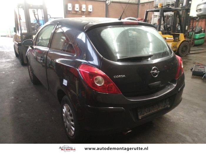Opel Corsa D 1.0 Sloopvoertuig (2008, Zwart)