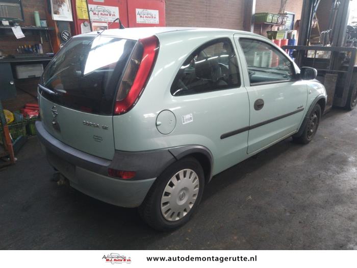 Opel Corsa C 1.2 16V Sloopvoertuig (2000, Groen)