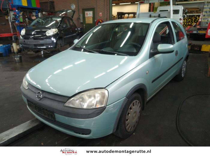 Opel Corsa C 1.2 16V Sloopvoertuig (2000, Groen)