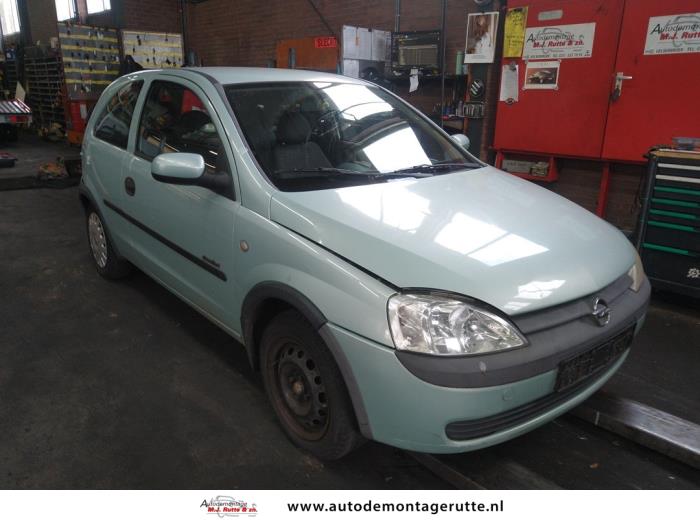 Opel Corsa C 1.2 16V Sloopvoertuig (2000, Groen)