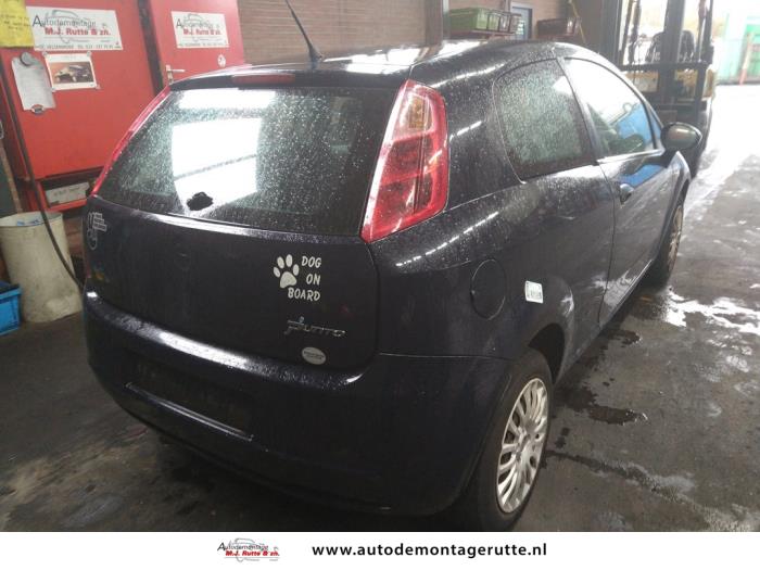 Fiat Grande Punto 1.4 Samochód złomowany (2009, Niebieski)