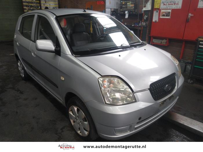 Kia Picanto 1.0 12V Sloopvoertuig (2004, Grijs)
