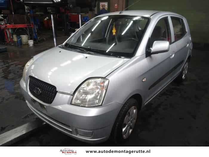 Kia Picanto 1.0 12V Sloopvoertuig (2004, Grijs)