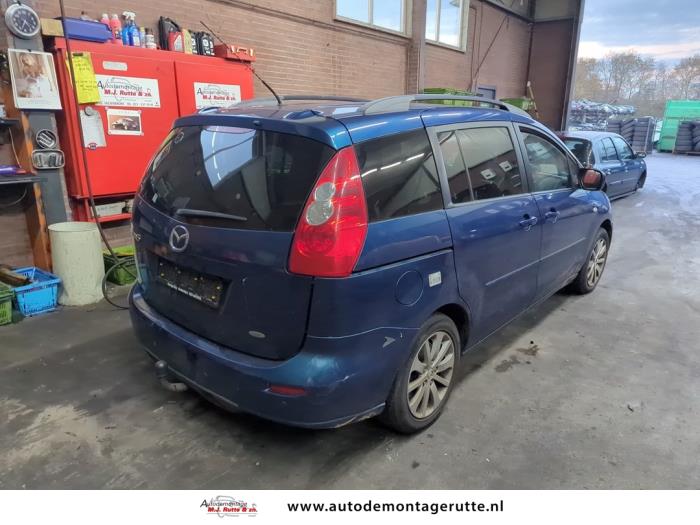 Mazda 5 1.8i 16V Samochód złomowany (2006, Niebieski)