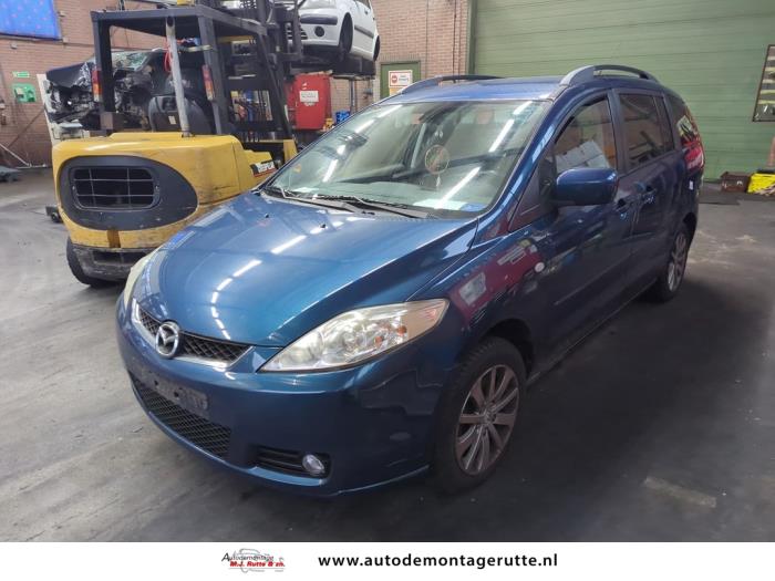 Mazda 5 1.8i 16V Samochód złomowany (2006, Niebieski)