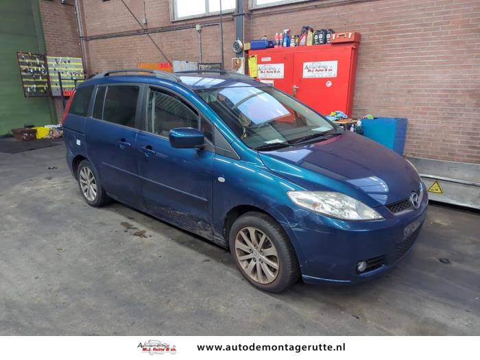 Mazda 5 1.8i 16V Samochód złomowany (2006, Niebieski)
