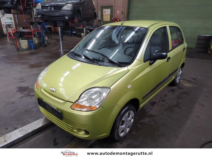 Chevrolet Matiz 0.8 S,SE Samochód złomowany (2008, Zólty)