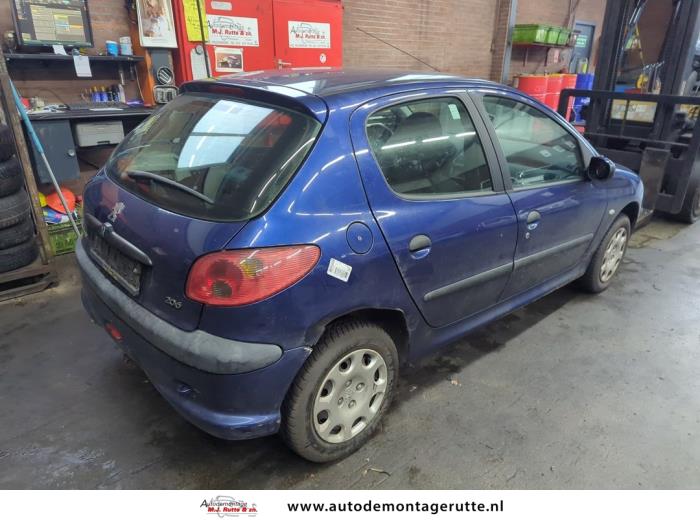 Peugeot 206 1.4 XR,XS,XT,Gentry Sloopvoertuig (2005, Blauw)
